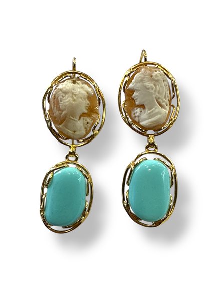 Ohrringe Mandile 1922 Dame Cammei  in Silber 2MORCMT1 - 2MORCMT1